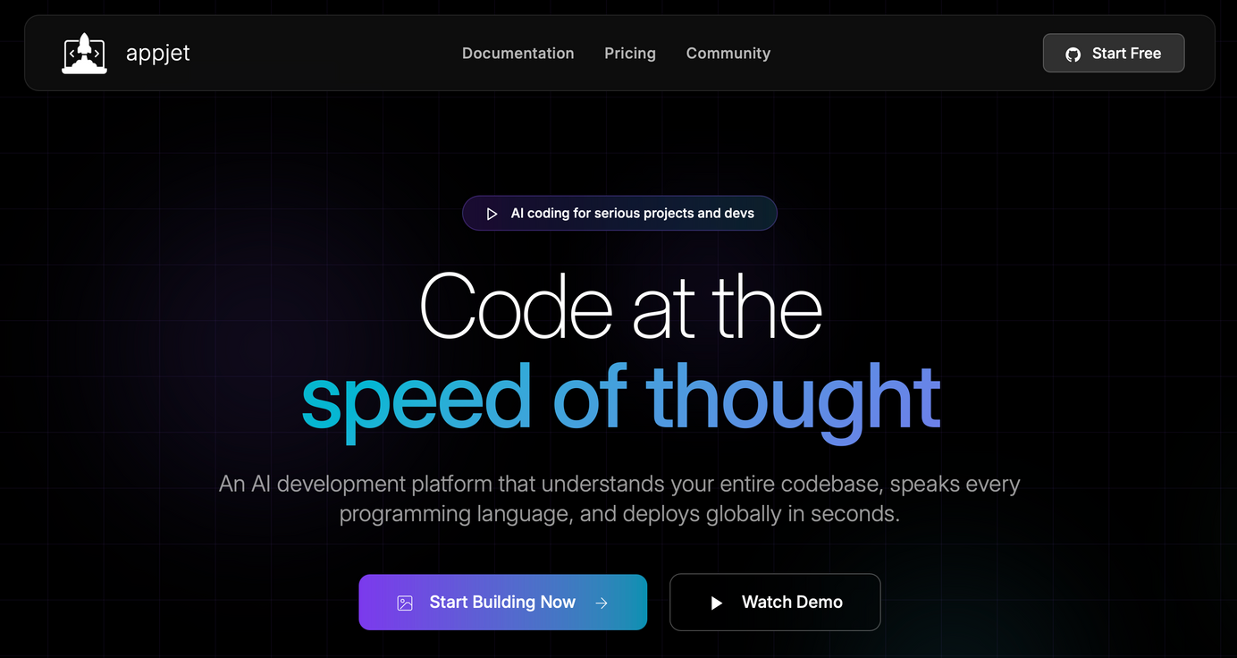 Introducing AppJet.ai : a GitHub-native AI that codes full-stack from prompt to deploy